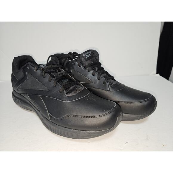 Reebok Shoes Men's Sz 14 Walk Ultra DMX Max Walking Black Comfort Sneakers New - Picture 2 of 13